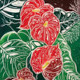 Anthurium for Pearl<br>Linocut<br> 10” x 8”